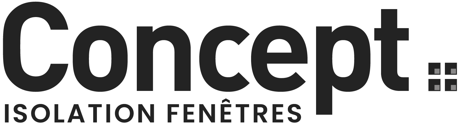 Logo Concept Isolation Fenêtres
